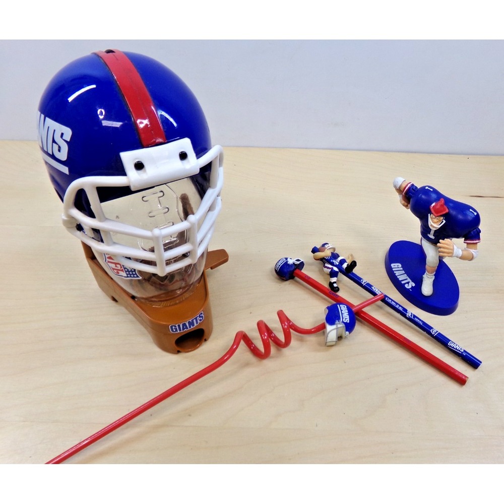 New York Giants NFL Lot 1996 Treasure Chest Gumball‎ Bank 1988 Russ Figure